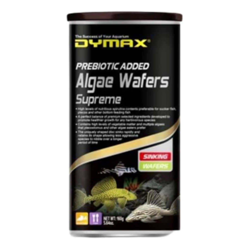 Dymax Algae Vege Wafers Disc Supreme Spirulina Aquarium Tropical Fish Food 160g