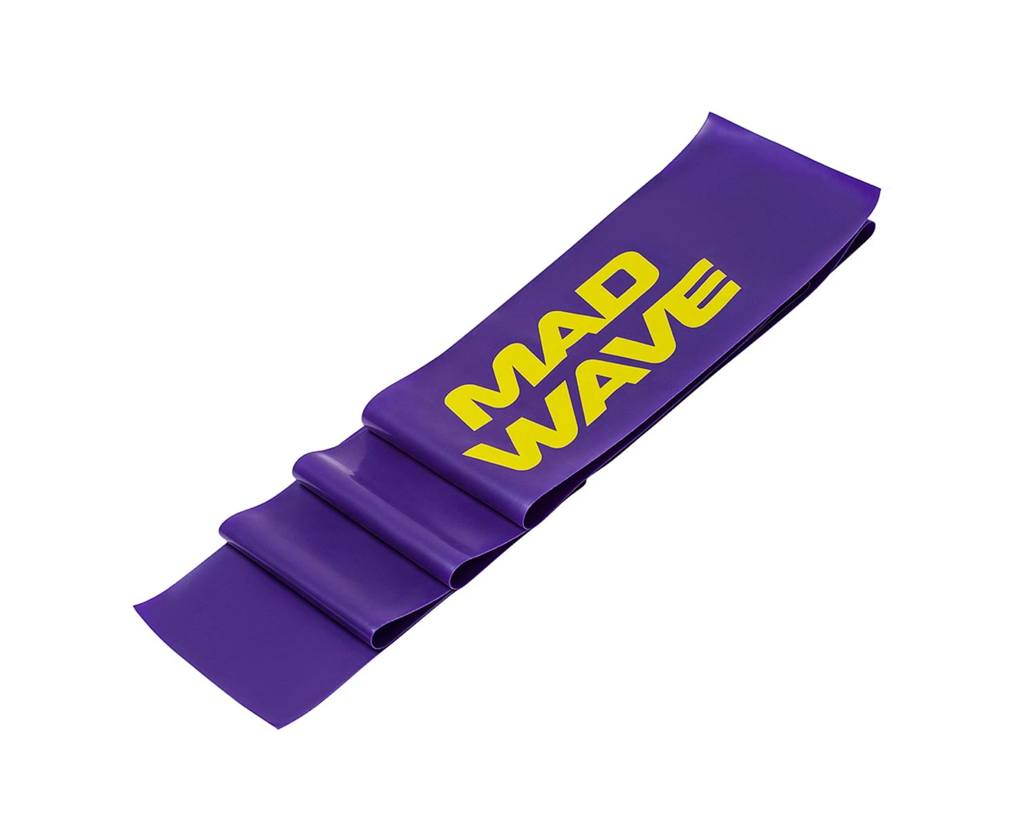 Mad Wave Stretch Band - Violet (0.6mm) - Black