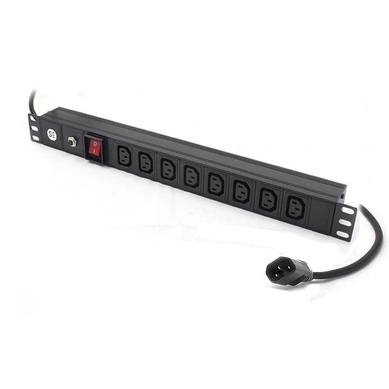 Serveredge 8-Port Basic IEC PDU, (8) IEC C13 Output & (1) IEC C14 Input, 10A, 240 V [SEDG-8PB-C13]