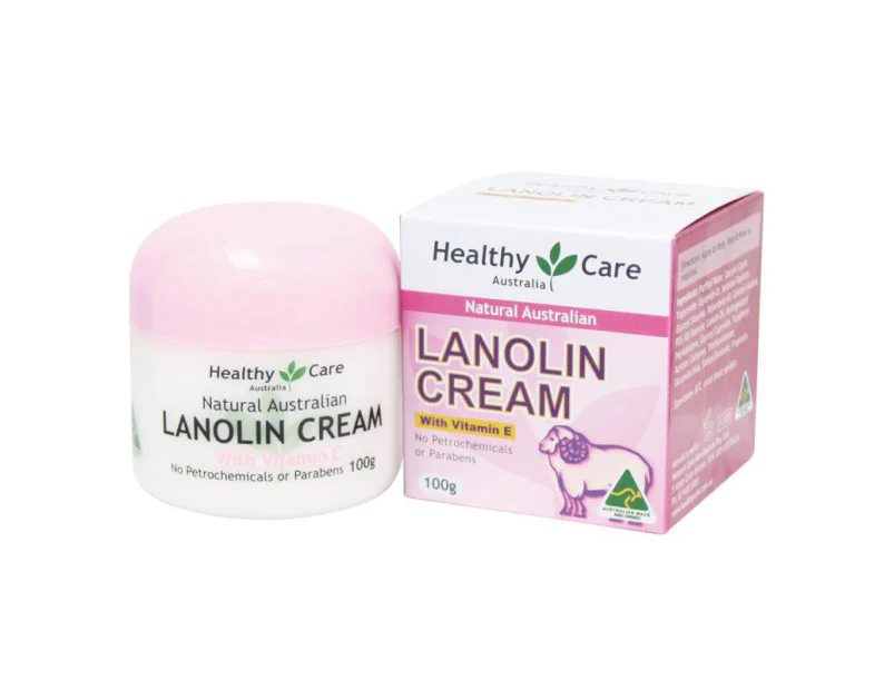 Healthy Care lanolin cream vitamin e 100g
