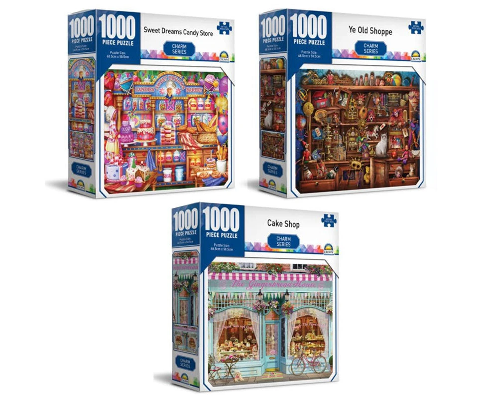 Charm Series Crown 1000 Piece Puzzle (selected At Random)