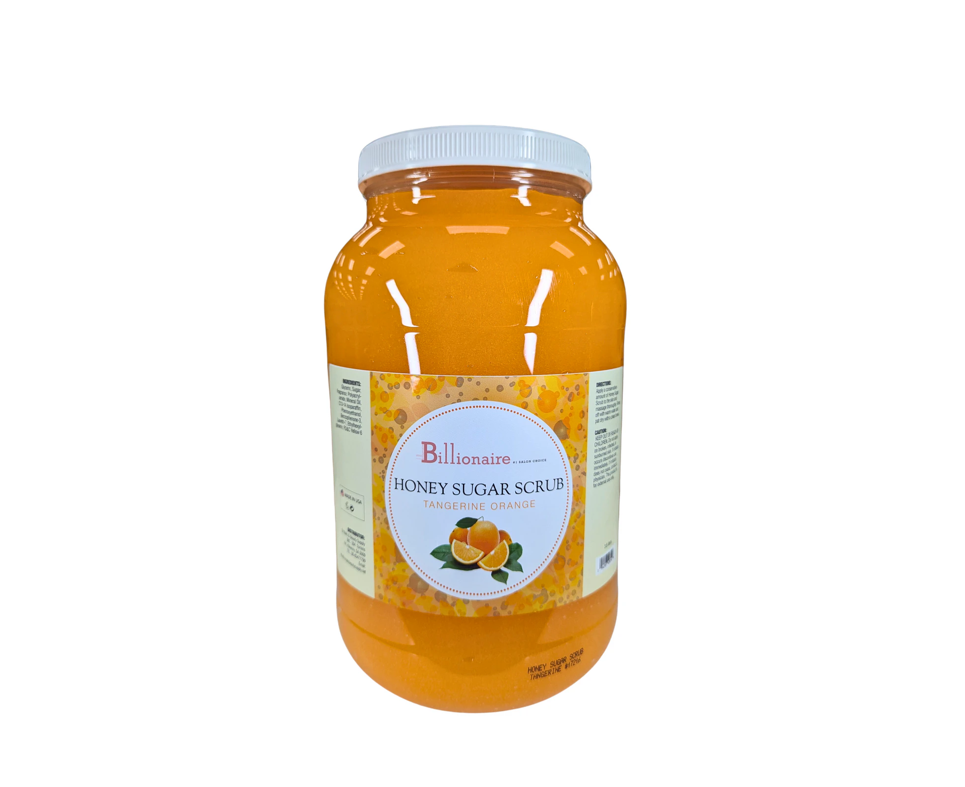 Billionaire - Honey Sugar Scrub - Orange & Tangerine 1 Gal 3785ml