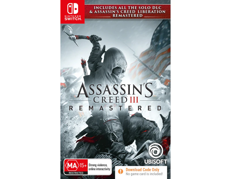 Assassin's Creed 3 Remastered (Download Code) (Switch)