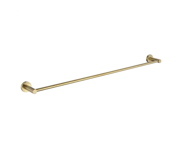 Mirage 750mm Single Towel Rail Brushed Bronze