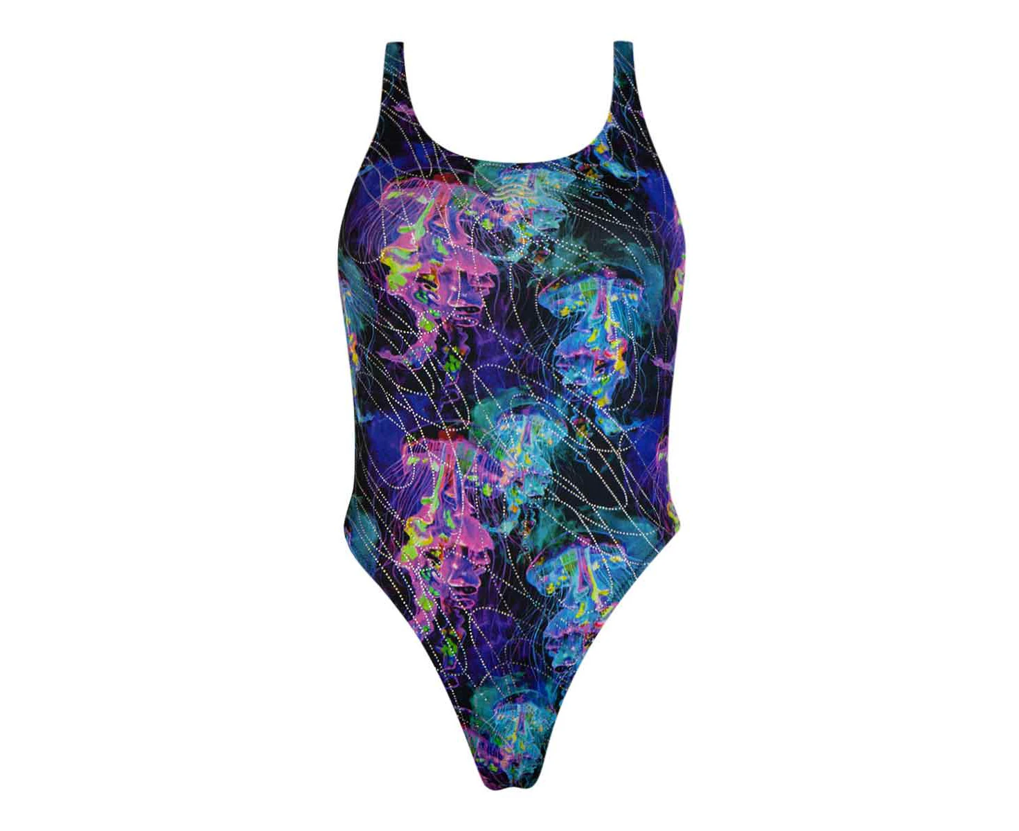 Aquarapid Girls Octopus Foiled Swimsuit - Blue