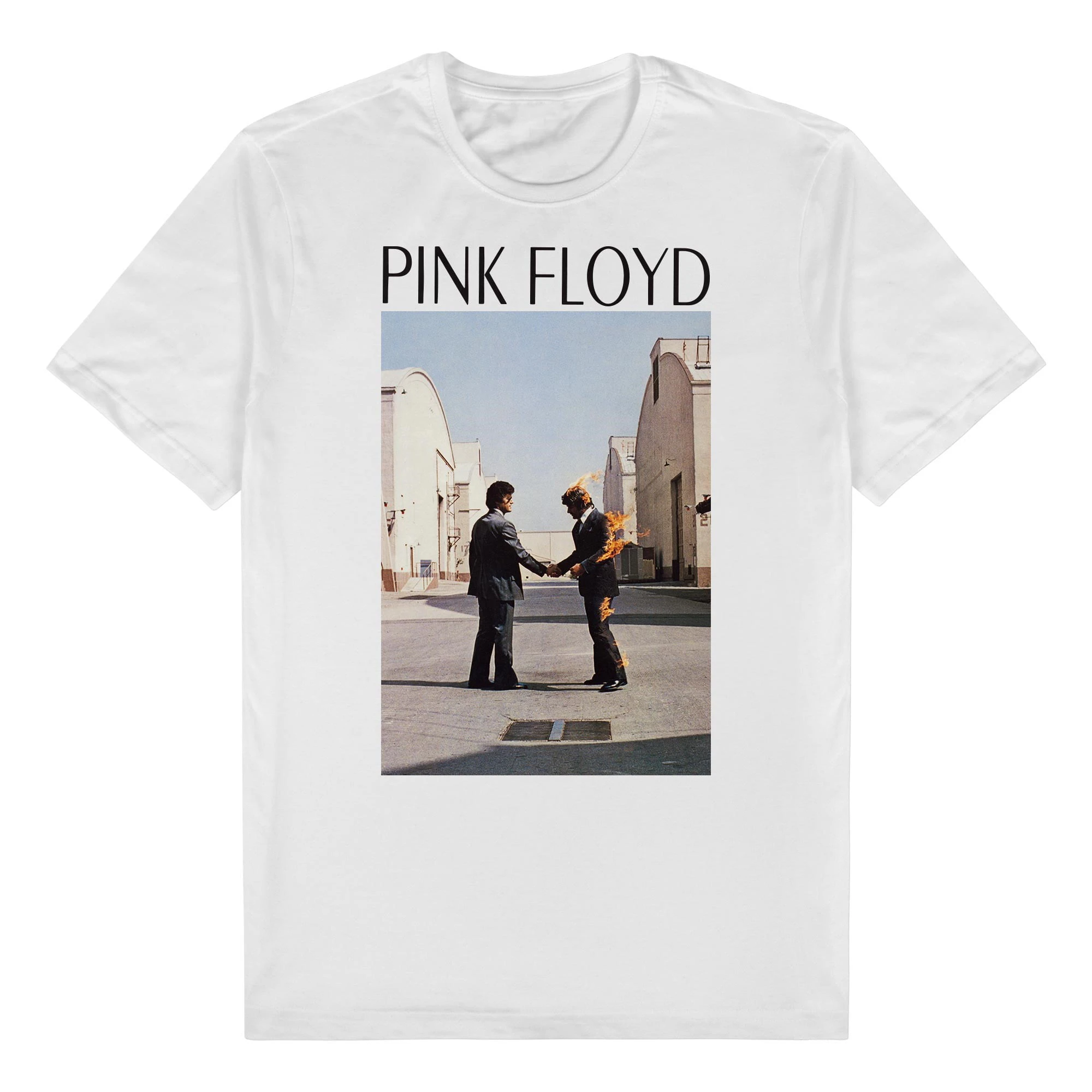 Pink Floyd Band Wish You Were Here White Tee T-Shirt