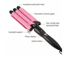 Triple 3 Barrel Ceramic Hair Curler Curling Iron Salon Styler Crimper Waver Hot [28mm]