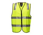 Prime Mover Day/Night Safety Vest with Tape Men's - Yellow