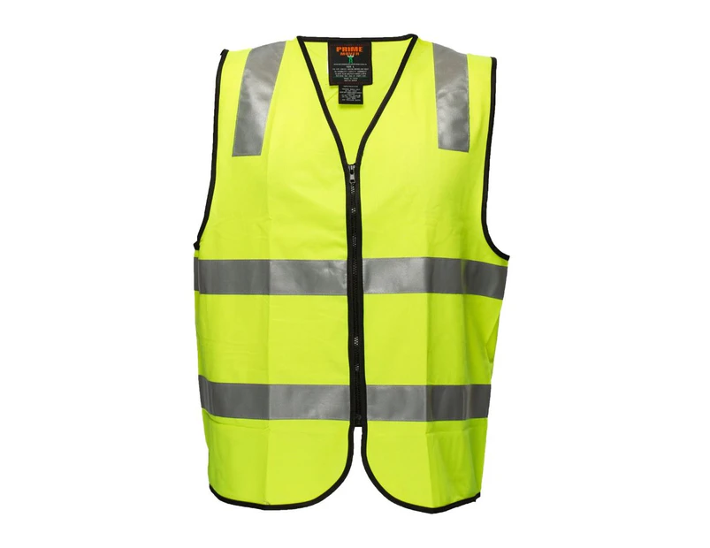 Prime Mover Day/Night Safety Vest with Tape Men's - Yellow