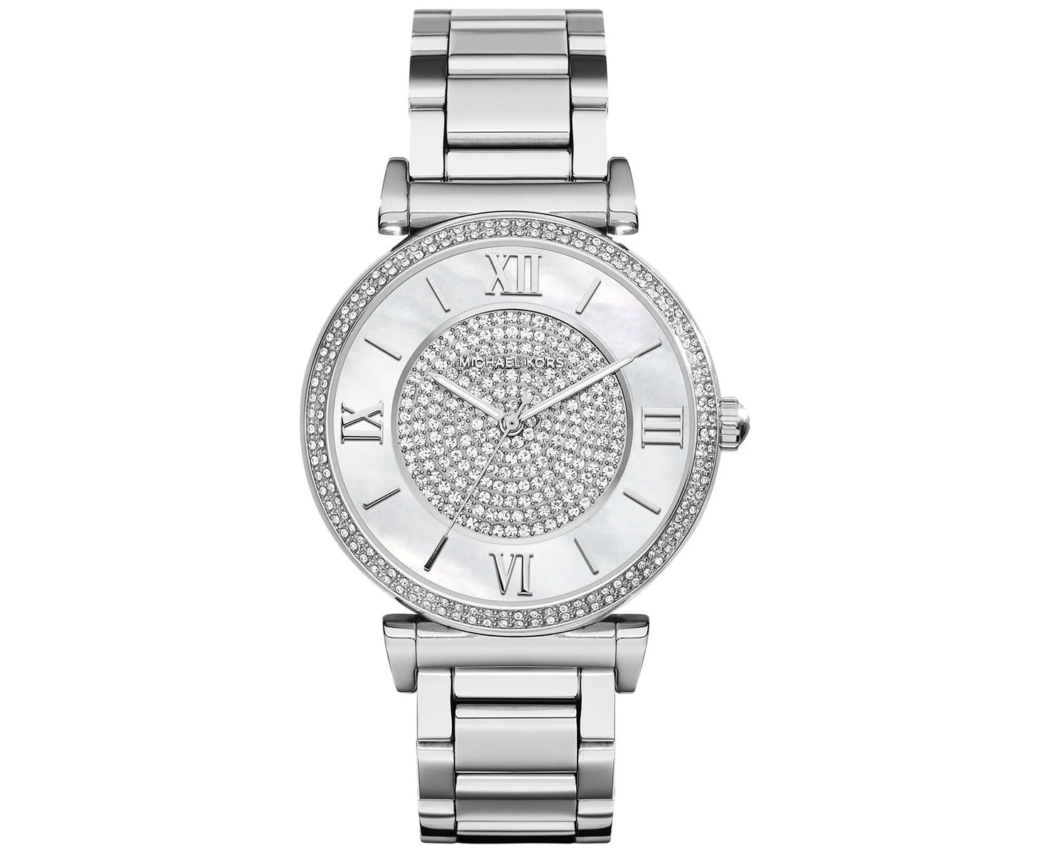 Mkors catlin Women Analog Quartz Watch with Stainless Steel bracelet White