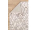 The Rug Collective - Nordic Nahla Beige Machine Washable Area Rug - Pet & Kid Friendly