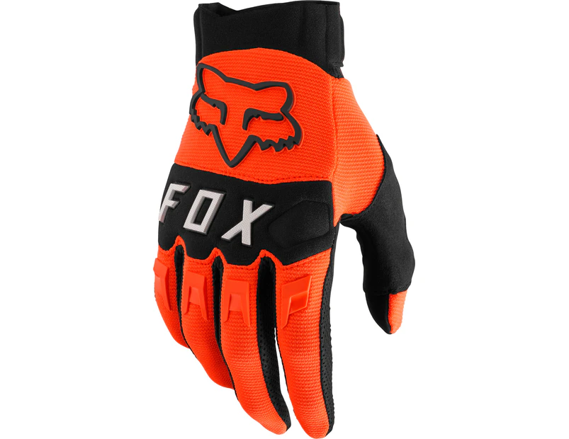 Fox DirtPaw Bike Gloves Fluro Orange 2021 - Orange