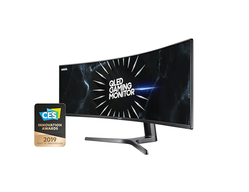 Samsung CRG9 49in 120Hz FreeSync2 Dual QHD Ultra-Wide Curved Gaming VA QLED Monitor LC49RG90SSEXXY