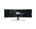 Samsung CRG9 49in 120Hz FreeSync2 Dual QHD Ultra-Wide Curved Gaming VA QLED Monitor LC49RG90SSEXXY