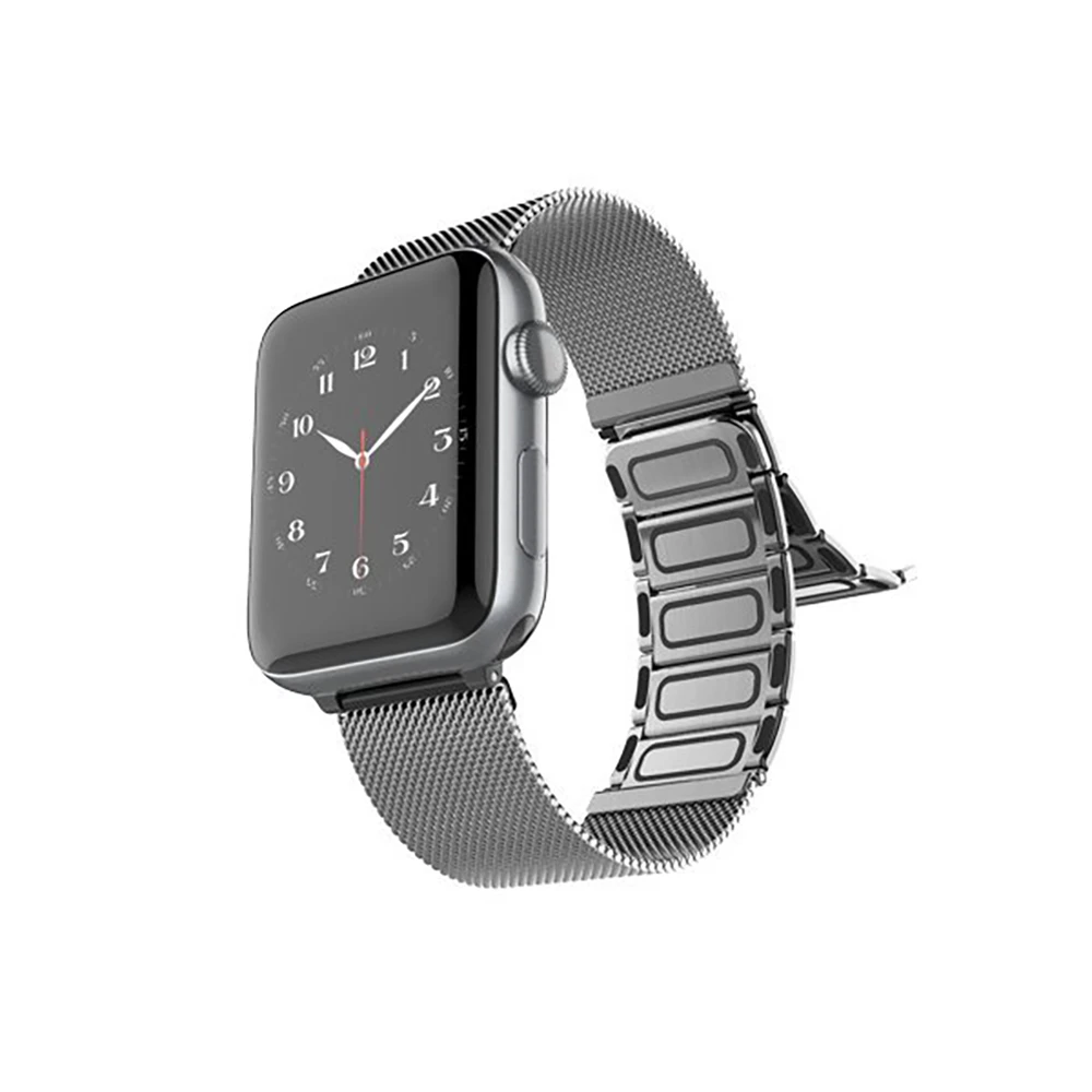 X- Doria Raptic Classic Stainless Steel Band For Apple Watch 38/40mm Silver