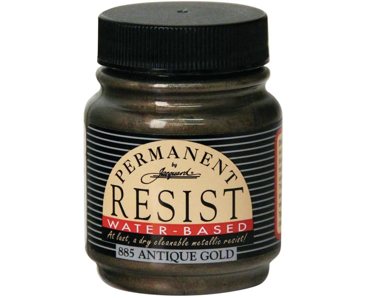 Jacquard Permanent Water-Based Resist 2.25oz - Antique Gold