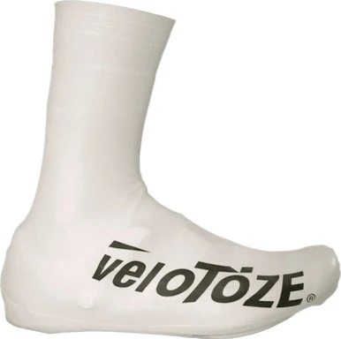 veloToze Tall 2.0 Road Bike Shoe Covers White - White