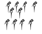 NOVBJECT 10X LED Landscape Spotlights Warm light Lamp Waterproof Outdoor Garden Yard 12V