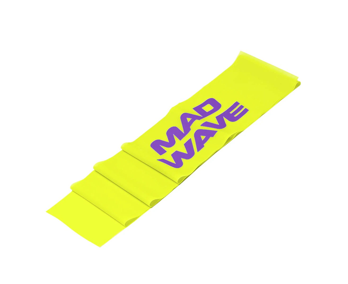 Mad Wave Stretch Band - Yellow (0.2mm) - Black