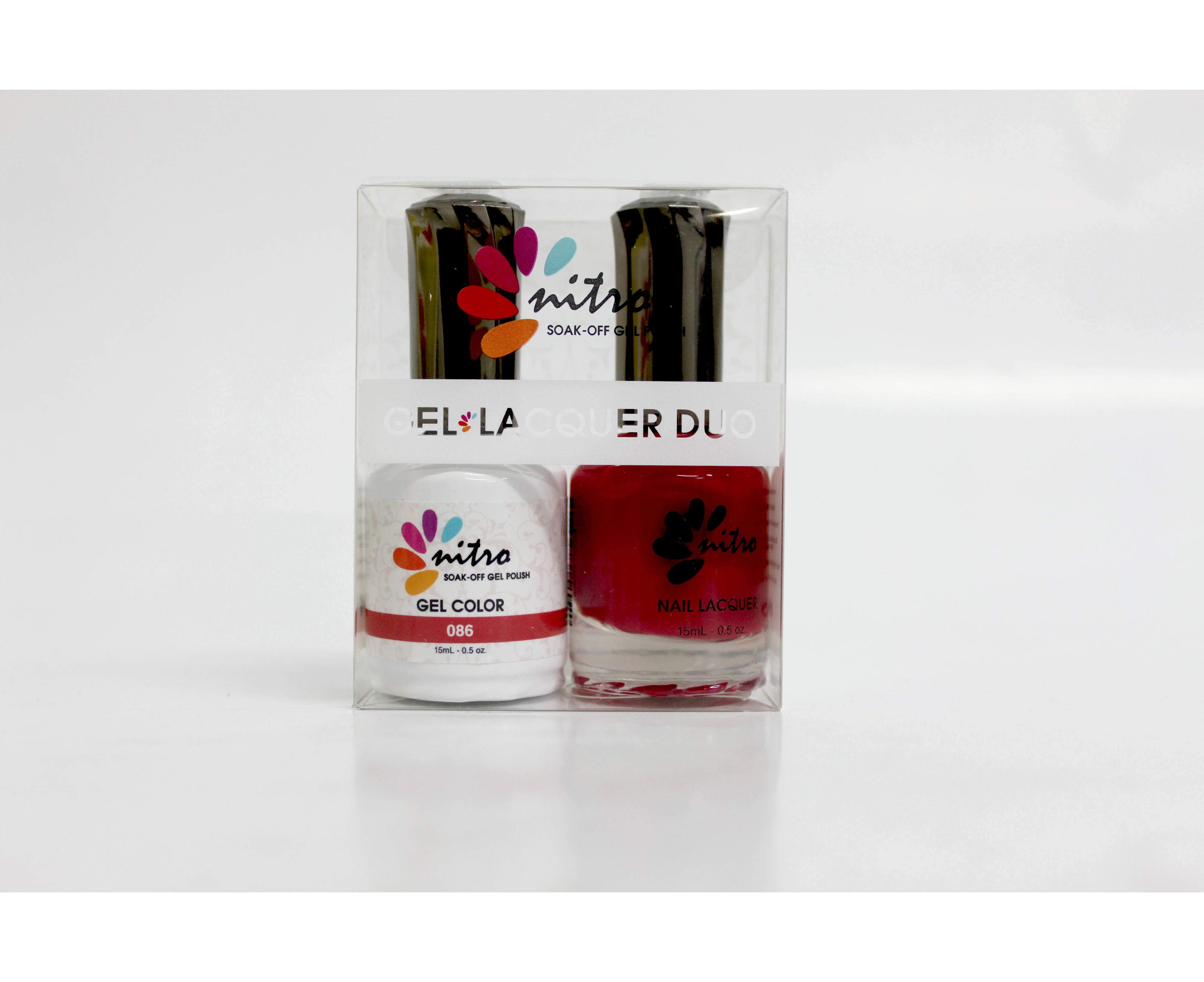 Nitro Gel Polish & Nail Lacquer 2 Pcs Set - #086