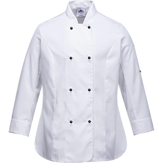 Portwest Rachel Ladies Chefs Jacket Women's - White