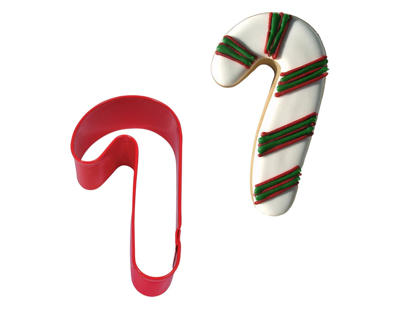 Cookie Cutter - Candy Cane 9cm - Red