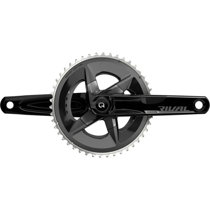 SRAM Rival ASX D1 Quarq DUB 175mm 48/35T Yaw Road Power Meter - Black