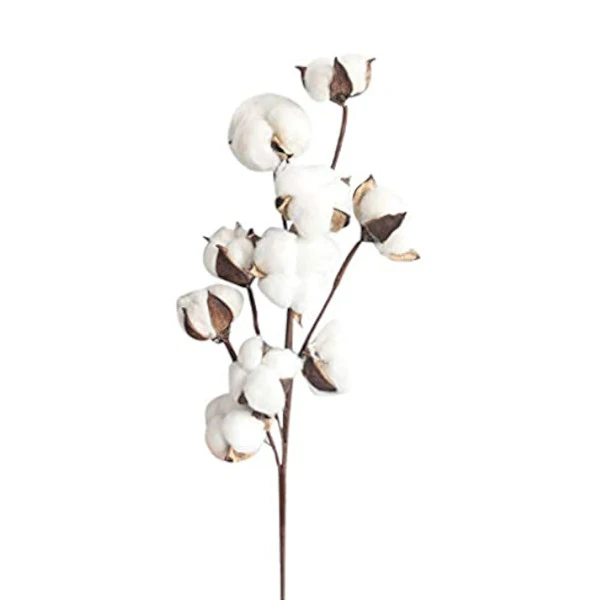 Cotton Branch Artificial Flowers Home Decor