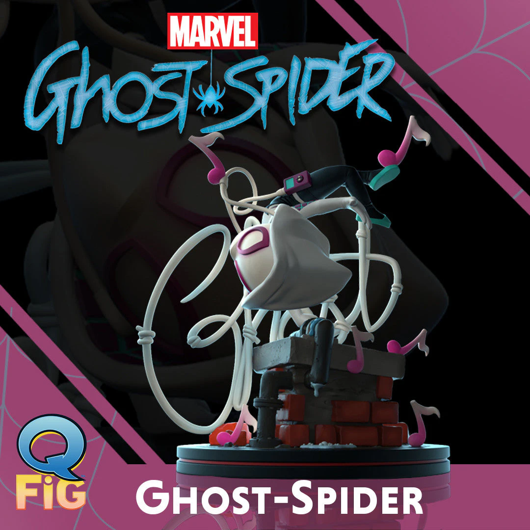 Spiderman Gwen Stacy Ghost Spider Q Fig Elite Figure