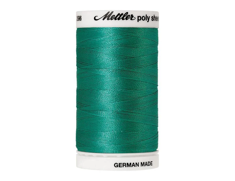 Mettler Poly Sheen #5115 BACCARAT GREEN 800m Trilobal Polyester Thread