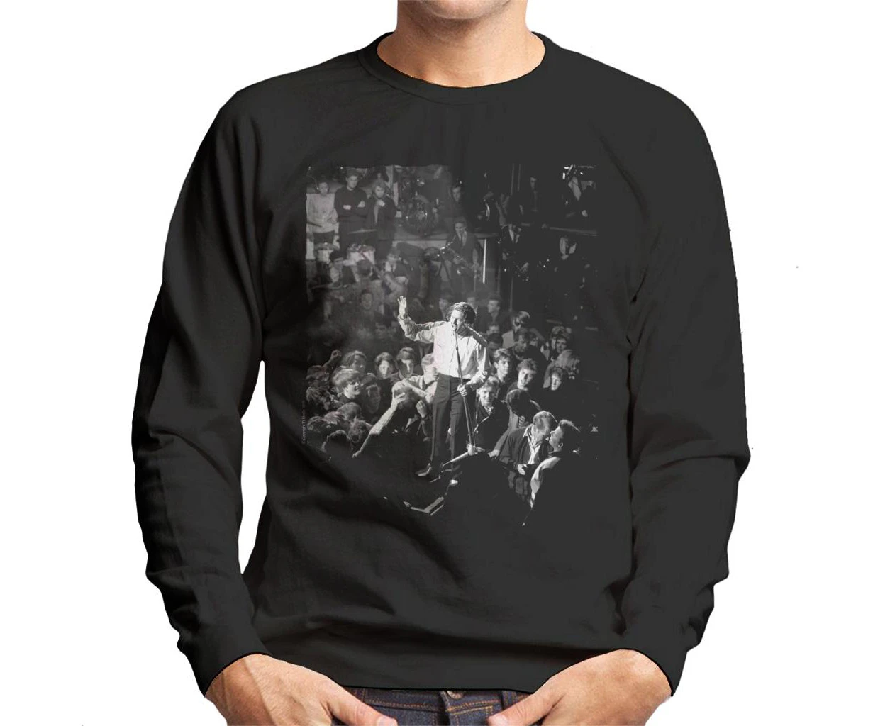 TV Times Jerry Lee Lewis Live Men's Sweatshirt - Black