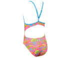 Maru Girls Happy Days Pacer Aero Back Swimsuit - Pink