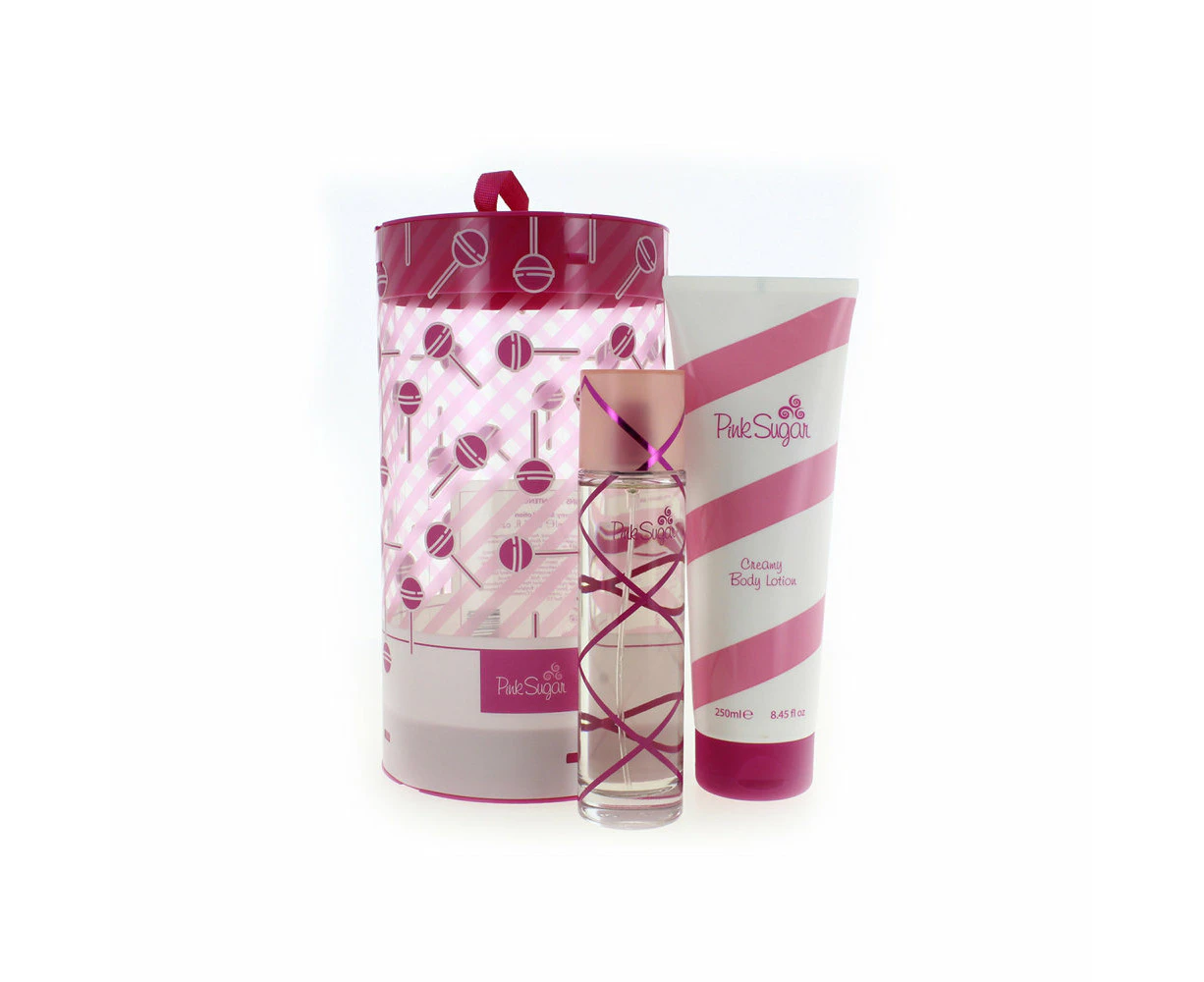 Pink Sugar 2 Piece 100ml Eau de Toilette by Aquolina for Women (Gift Set)