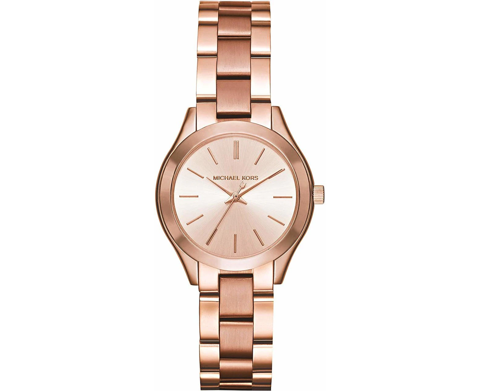 Michael Kors Slim Runway Rose Gold Stainless Steel Watch MK3513