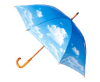 Clifton Women's Walking 103cm Wood Handle Windproof Umbrella Sun Shade Cloud
