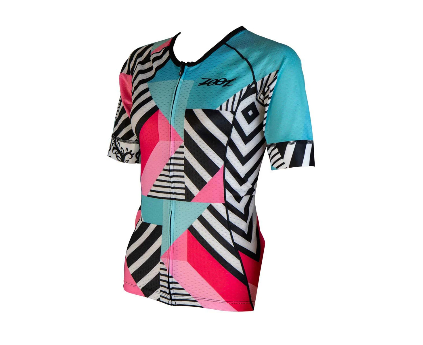 Zoot Women's LTD Tri Short Sleeve Aero Jersey - Cali 19 - Black