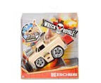 Wreck Royale Cars Kids Toy 6y+ Crash/Exploding Diecast Race Car Big Boss Beige