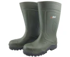 AgBoss Kiewa O4 Polyurethane Gumboots - Size 6.5 [EU 40] - Green/Black