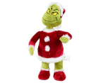 Mr Grinch Singing & Dancing In A Santa Suit Christmas Animation - 28cm