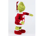 Mr Grinch Singing & Dancing In A Santa Suit Christmas Animation - 28cm