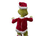 Mr Grinch Singing & Dancing In A Santa Suit Christmas Animation - 28cm