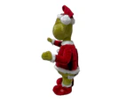 Mr Grinch Singing & Dancing In A Santa Suit Christmas Animation - 28cm