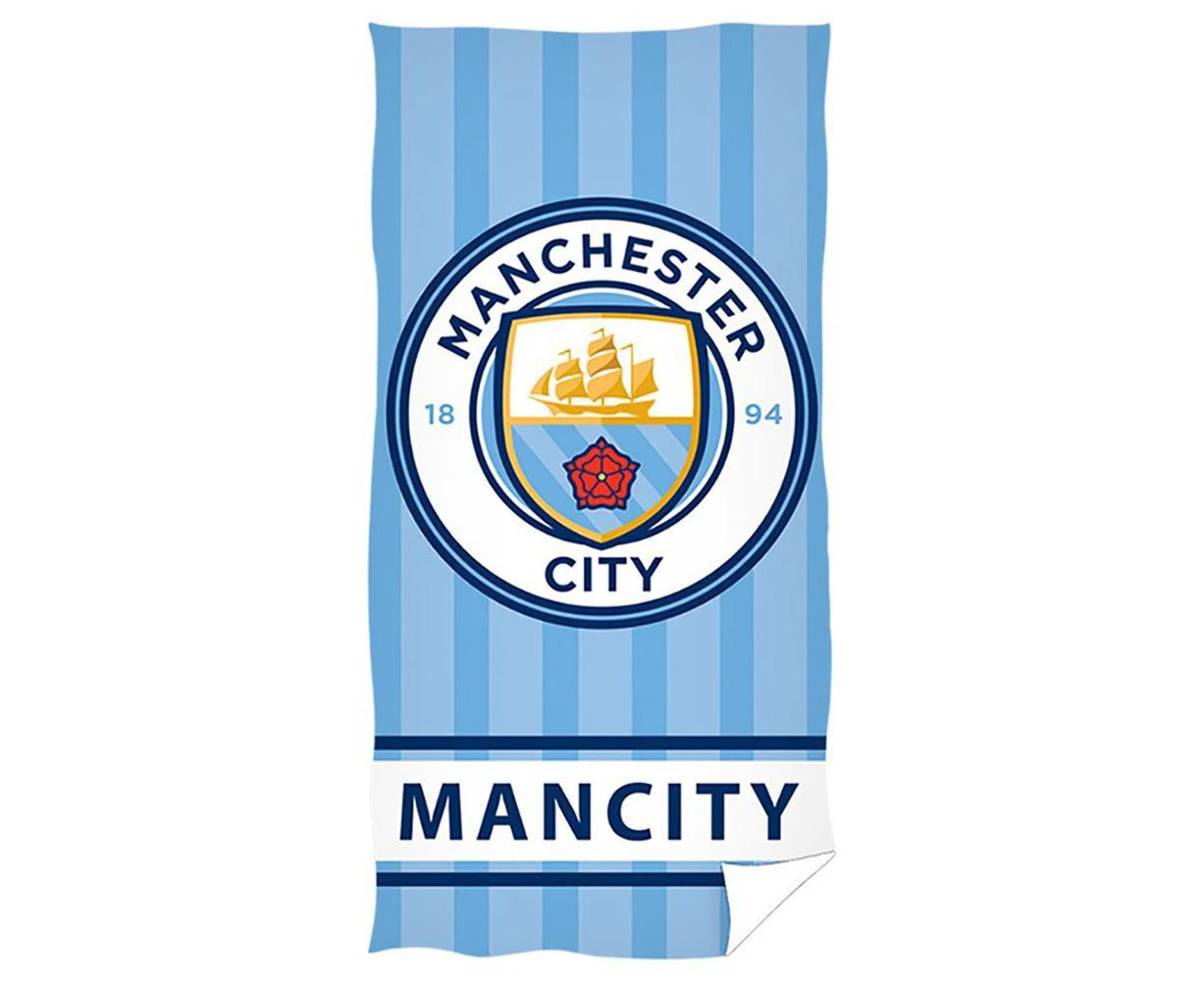 Manchester City FC Beach Towel (Sky Blue) - TA6037