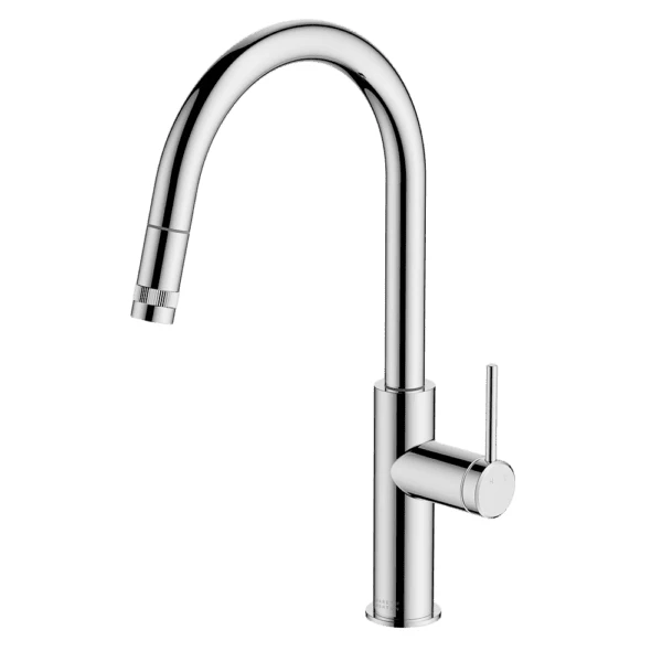 Abey Poco Pull Out Kitchen Mixer Chrome