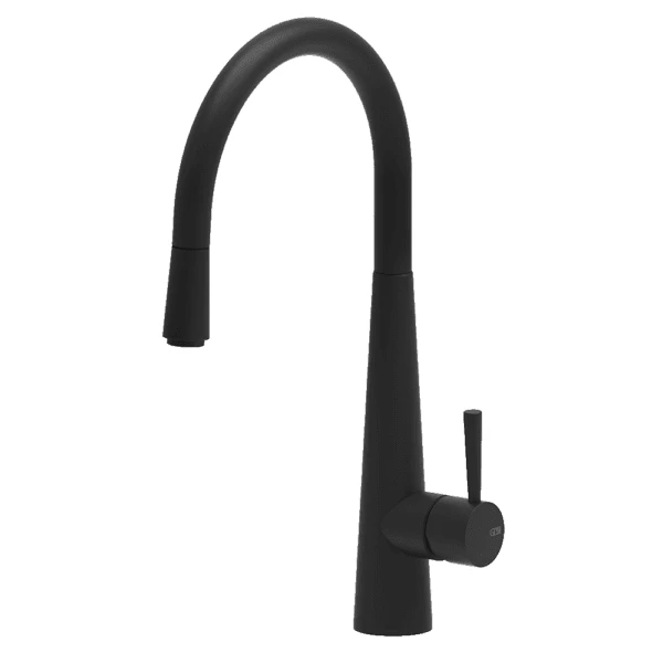 Abey Just Sink Mixer With Pull-Out Black