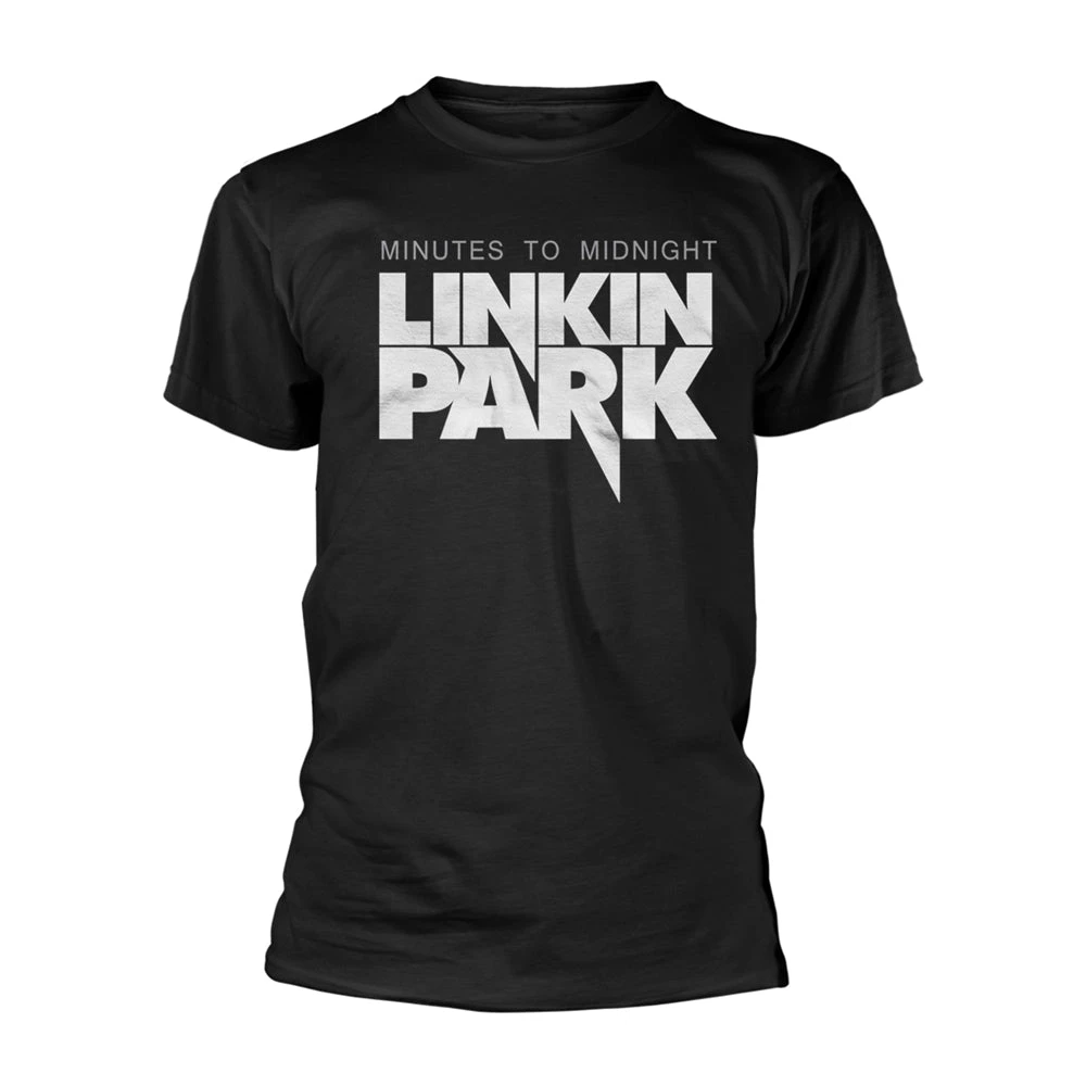 Linkin Park T Shirt Minutes To Midnight Band Logo  Official Mens - Black