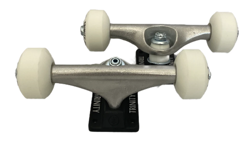 Trinity Trucks/Wheels/Bearings Combo 6.0" Raw/Black