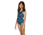 Aquarapid Girls Tattoo Swimsuit - Blue