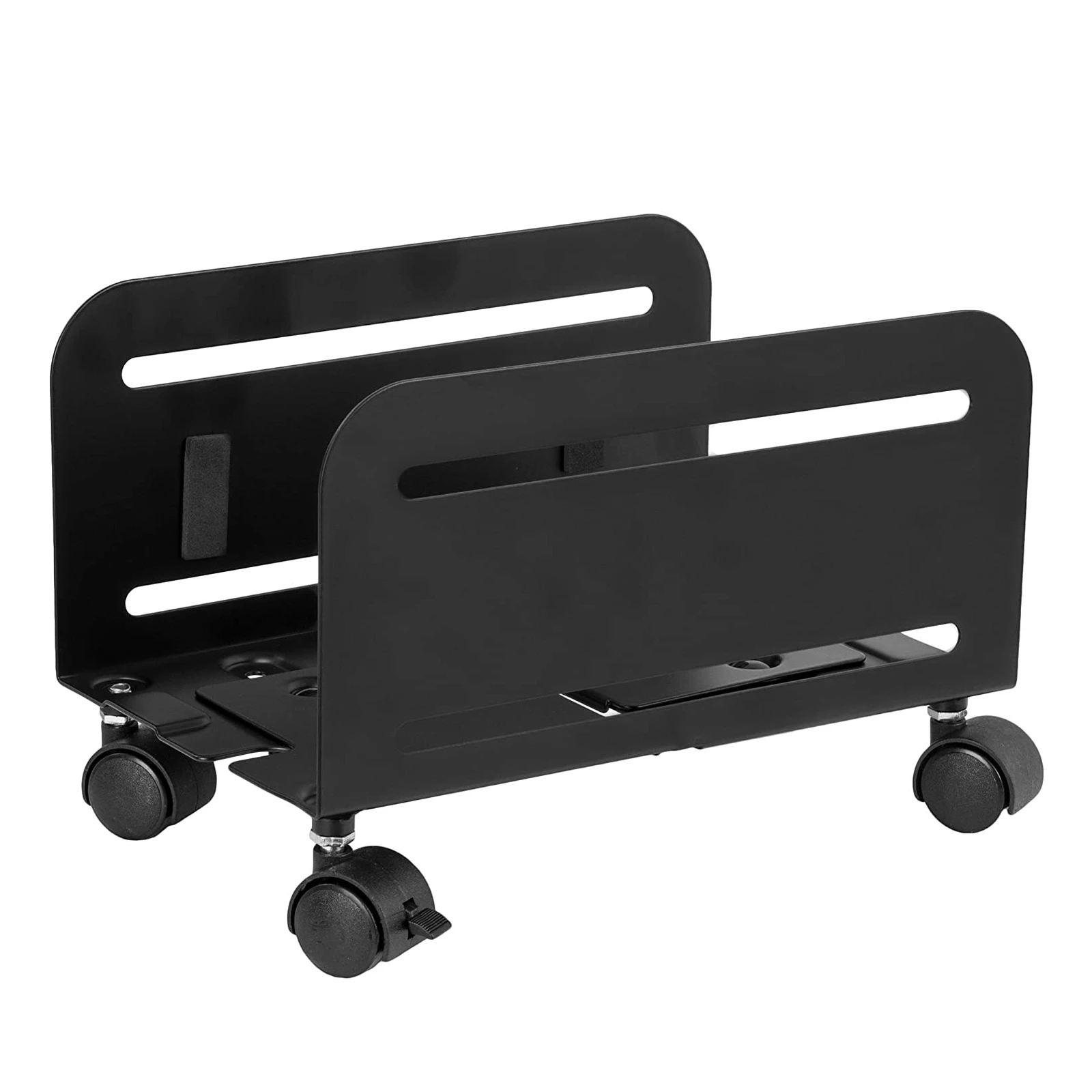 acatana  Mobile Computer Tower Rolling Stand PC CPU Case Wheels Holder Cart Desktop ATX Adjustable Caster ACA-CPB-4