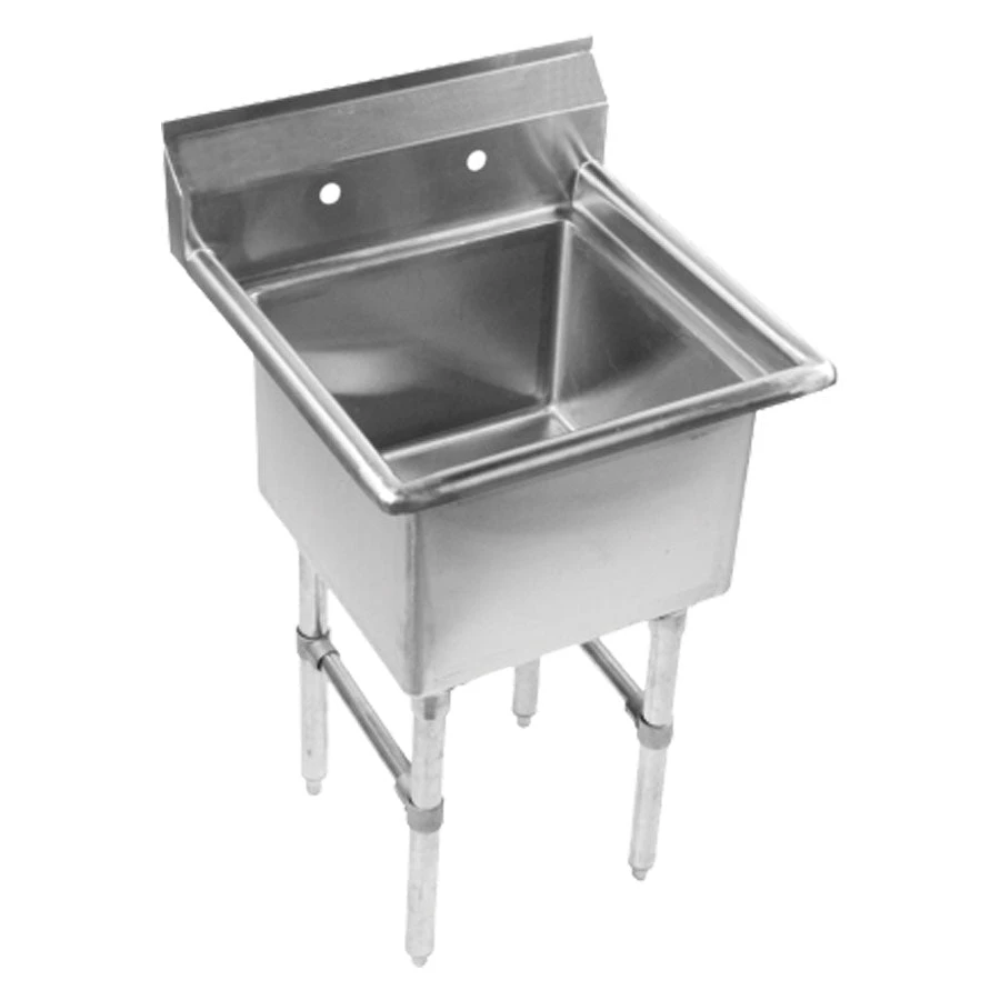 Modular Systems Stainless Steel Sink With Basin  - Commercial Stainless Steel Sinks (SKBEN01-1818N) - SKBEN01-1818N